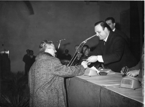1961. Veniero Accreman e Walter Ceccaroni