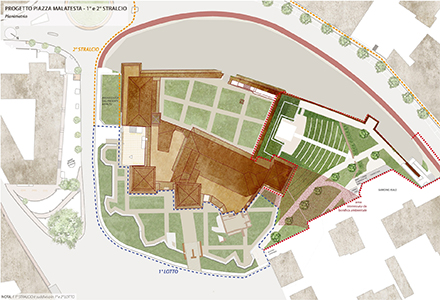 progetto piazza malatesta - I e II stralcio 01