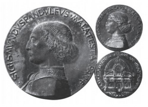 Tre delle ventidue medaglie ritrovate il 31 marzo 1954 a Montescudo, ora conservate in Municipio