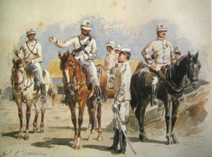 Truppe italiane in Somalia intorno al 1890