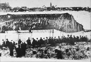 Lo spettacolo di Buffalo Bill a Rimini nel 1906