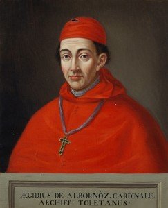 Il cardinale Gil (Egidio) Álvarez Carrillo de Albornoz (Madrid, museo del Prado)