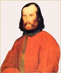 Garibaldi ritratto da Gaetano Gallino (1848)
