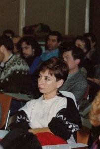  Gennaio 1989. Cristina Garattoni, Sindaco di Santarcangelo di Romagna (dal 1988 al 1995) 