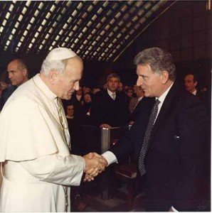 1984, 3 gen. Roma. Papa Giovanni Paolo 2., Sergio Zavoli