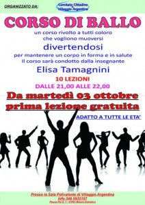 VOLANTINO CORSO BALLO PER ADULTI ottobre 2017