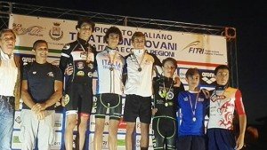 caorle podio Youth B Strada oro Crociani quarto