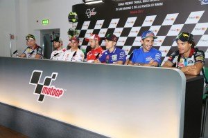 La conferenza stampa dei piloti