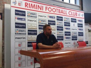 Simone Muccioli in conferenza stampa