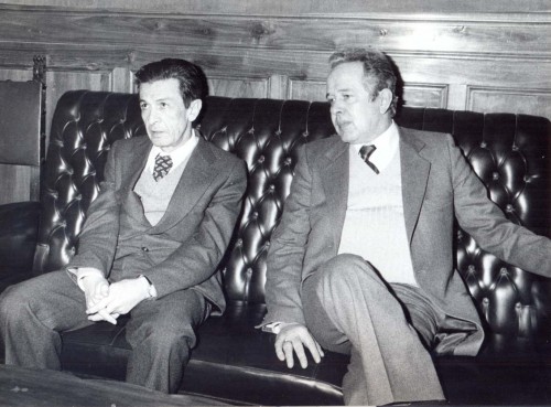 Zeno Zaffagnini con Enrico Berlinguer