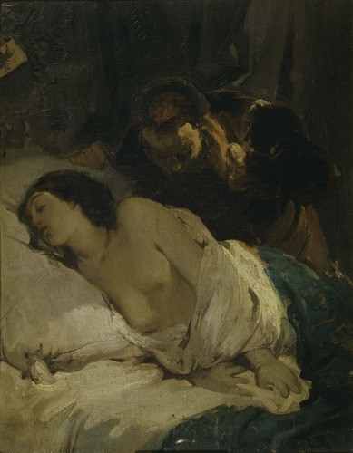 "Parisina" di Giuseppe Bertini (1854 ca.)